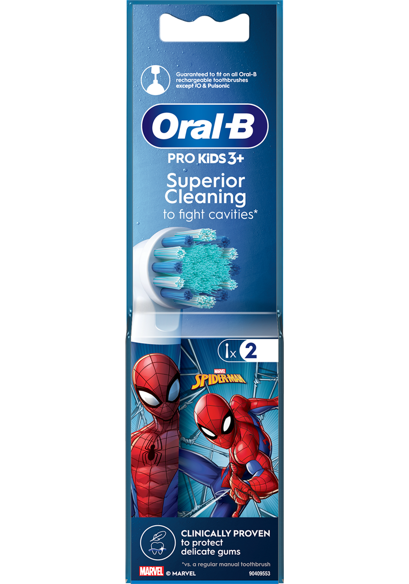 Oral-B Replacement Toothbrush Heads - Spiderman